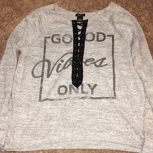 lace up shirt